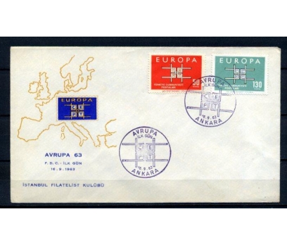 CUMH.FDC 1963 EUROPA CEPT SÜPER (210515)
