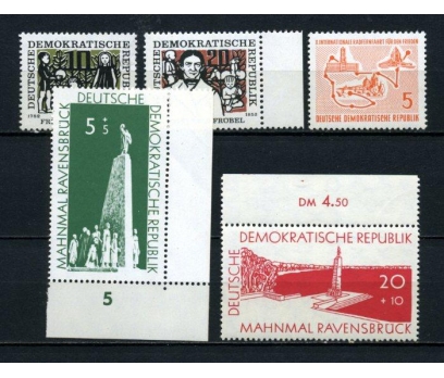 DDR ** 1957 TEMATİK 3 TAM SERİ (130515) 1 2x