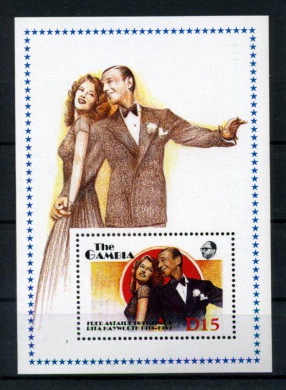 GAMBİA** FRED ASTAIRE & RITA HAYWORTH BL(010615) 1