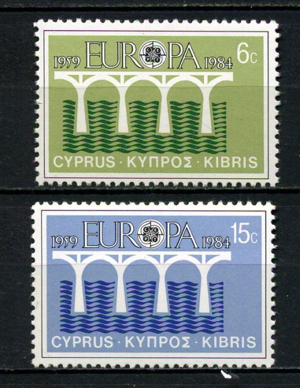 G.KIBRIS ** 1984 EUROPA CEPT TAM SERİ (130615) 1