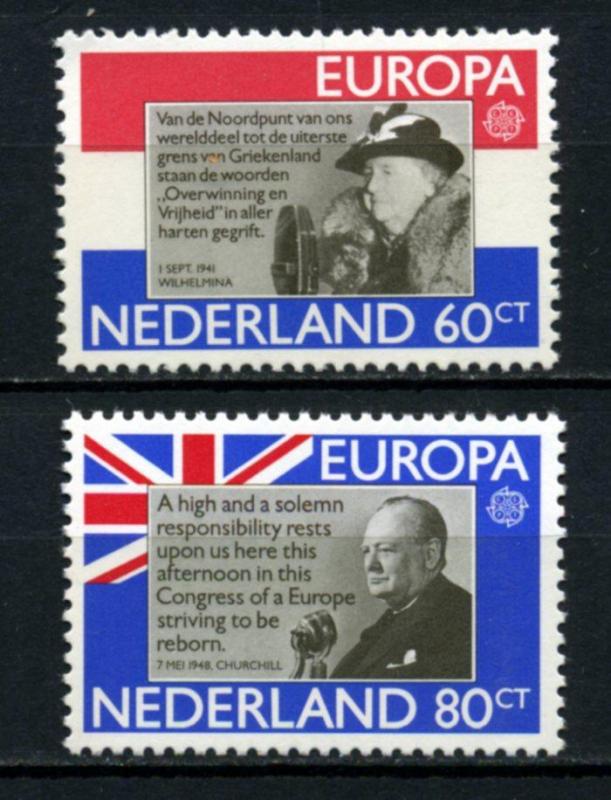 HOLLANDA ** 1980 EUROPA CEPT TAM SERİ(110615) 1