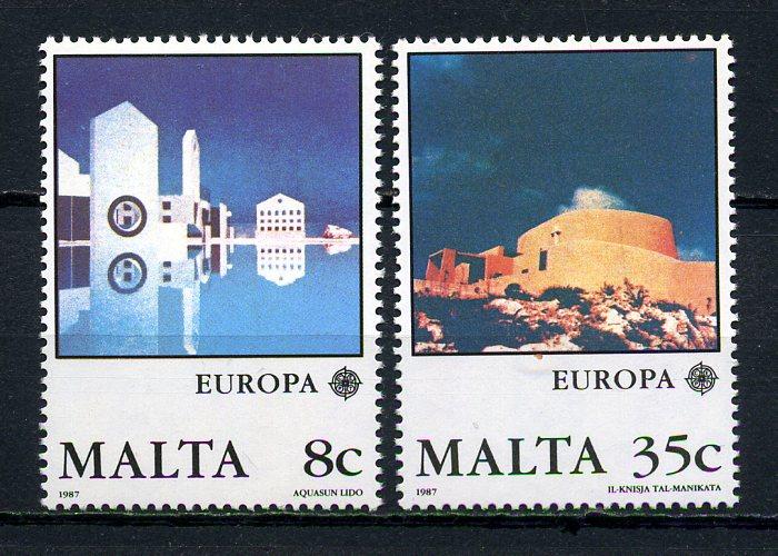 MALTA ** 1987 EUROPA CEPT TAM SERİ (230615) 1