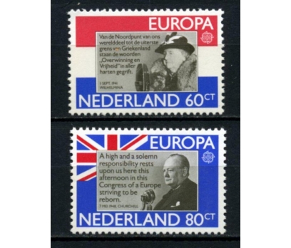 HOLLANDA ** 1980 EUROPA CEPT TAM SERİ(110615)