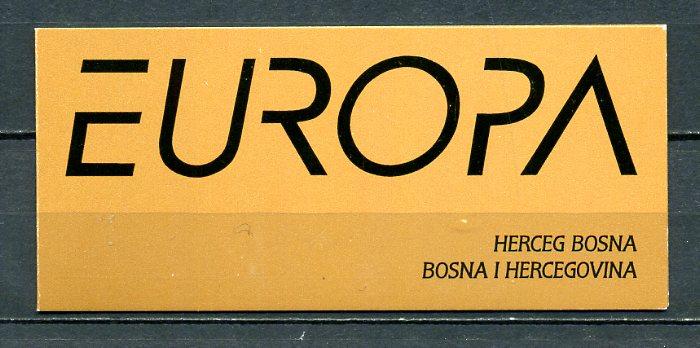 BOSNA H.HIRVAT ** 1997 EUROPA CEPT KARNE (290615) 2