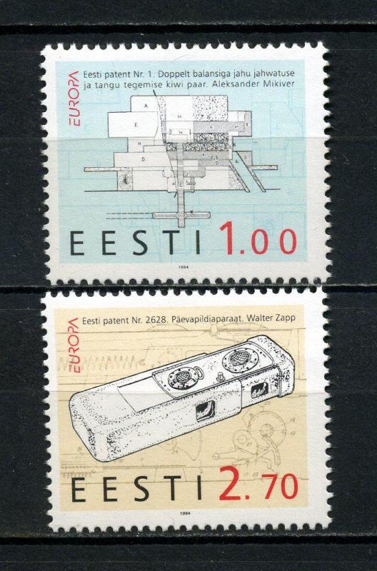 ESTONYA ** 1994 EUROPA CEPT TAM SERİ (270615) 1