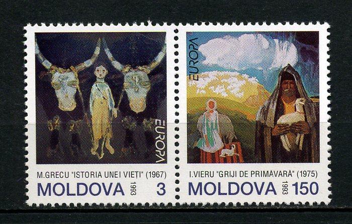 MOLDOVA ** 1993 EUROPA CEPT TAM SERİ(270615) 1