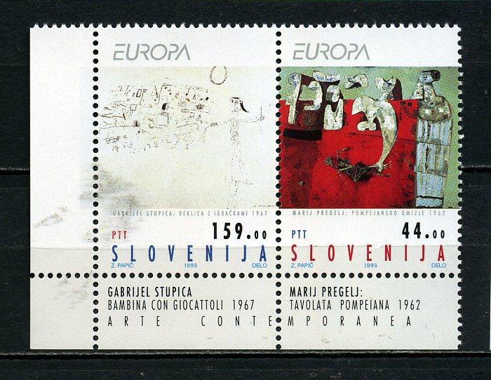 SLOVENYA ** 1993 EUROPA CEPT TAM SERİ (270615) 1