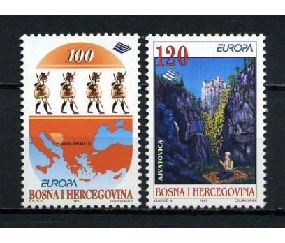 BOSNA HERSEK ** 1997 EUROPA CEPT TAM SERİ (290615)