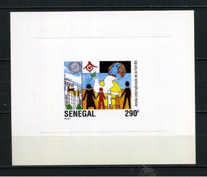 SENEGAL ** 1994 U.AİLE YILI TAM S. 4 PROOF(060715) 5 2x