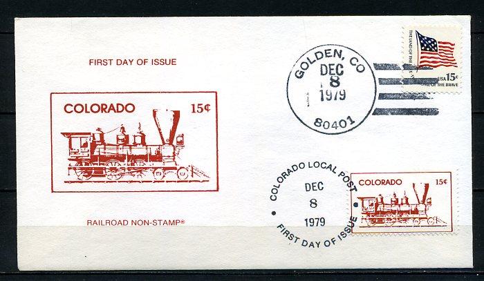 ABD 1979 FDC COLORADO & TREN SÜPER (220715) 1