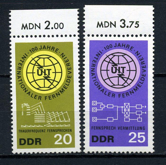 DDR ** 1965 ITU 100.YIL TAM SERİ (170715) 1