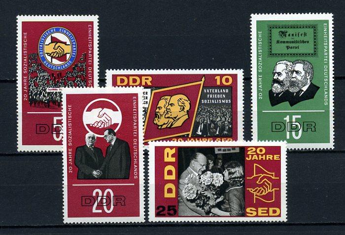 DDR  ** 1966 SDP 20.YIL TAM SERİ (180715) 1