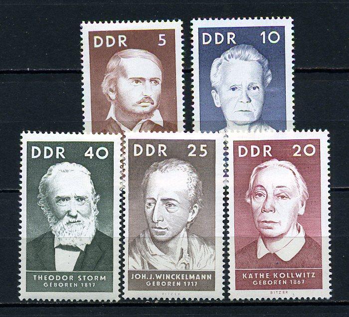 DDR ** 1967 ÜNLÜLER TAM SERİ (180715) 1