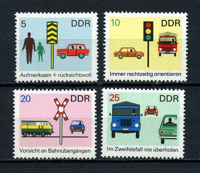 DDR ** 1969 YOL GÜVENLİĞİ TAM SERİ (0224) 1