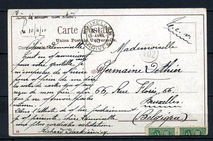 OSMANLI 1910 KARTPOSTAL GALATA SÜPER (270715) 2