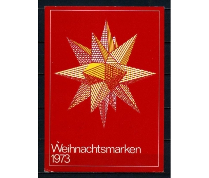 ALMANYA & BERLİN HATIRA KART1973 CHRISTMAS(250715) 2 2x