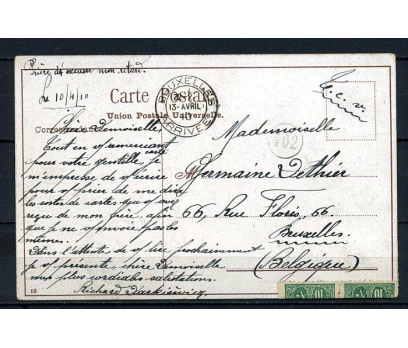 OSMANLI 1910 KARTPOSTAL GALATA SÜPER (270715) 2 2x