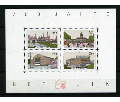 BERLİN ** 1987 BERLİN 750.YIL BLOK SÜPER (0224)