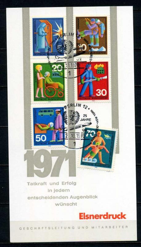 ALMANYA 1970 HATIRA KART G.YARDIM SÜPER (050915) 1
