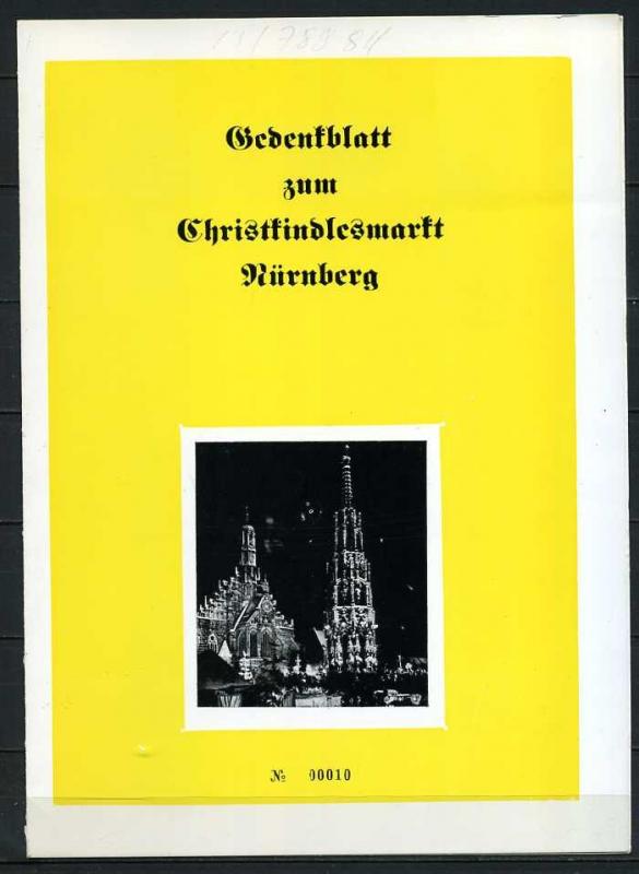 ALMANYA-BERLİN 1977 CHRISTMAS HATIRA KART (060915) 2