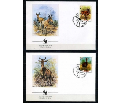 MOZAMBİK 1991 FDC WWF DAĞ KEÇİLERİ 4 ZARF (040915) 2 2x