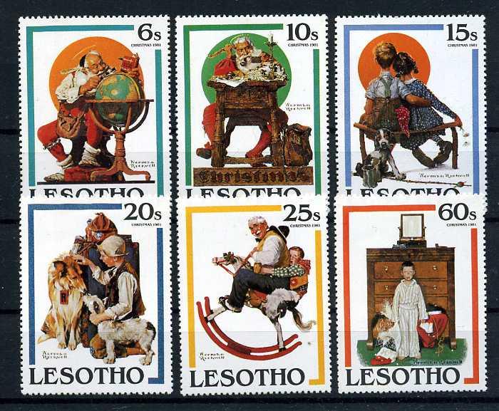 LESOTHO ** 1981 CHRISTMAS TAM SERİ (130915) 1