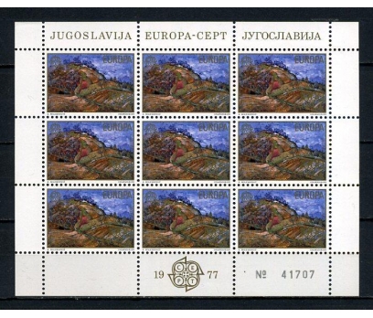 YUGOSLAVYA ** 1977 EUROPA CEPT KLEİNBOGEN (170915) 3 2x