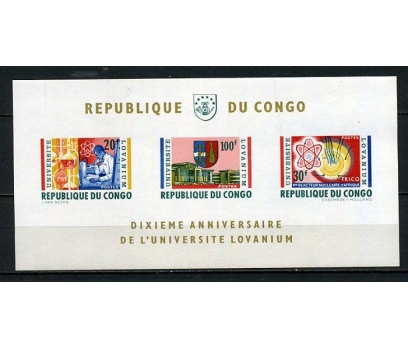 KONGO ** 1964 ÜNİVERSİTE BLOK SÜPER (011015) 1 2x