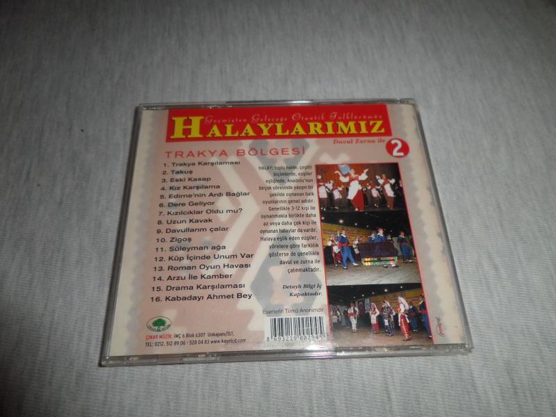 HALAYLARIMIZ 2 DAVUL ZURNA İLE TRAKYA BÖLGESİ CD 3