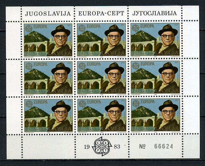 YUGOSLAVYA ** 1983 EUROPA CEPT KLEİNBOGEN (061015) 3