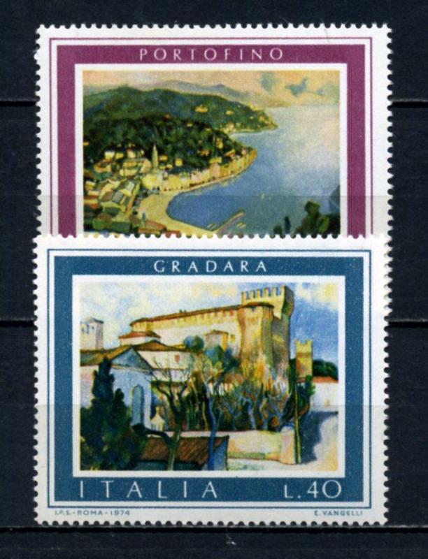 İTALYA ** 1974 PORTOFİNO & GRADARA TAM S.(191015) 1