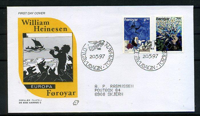 FAROE AD. 1997 FDC EUROPA CEPT SÜPER (008) 1