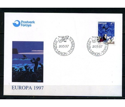 FAROE AD. 1997 FDC EUROPA CEPT SÜPER (008) 2 2x