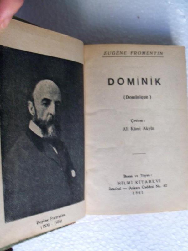 DOMİNİK Eugene Fromentin HİLMİ KİTABEVİ, 1941 2