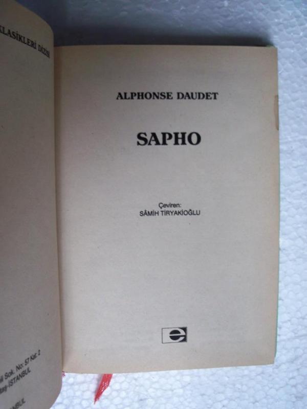 SAPHO Alphonse Daudet E YAY. 2