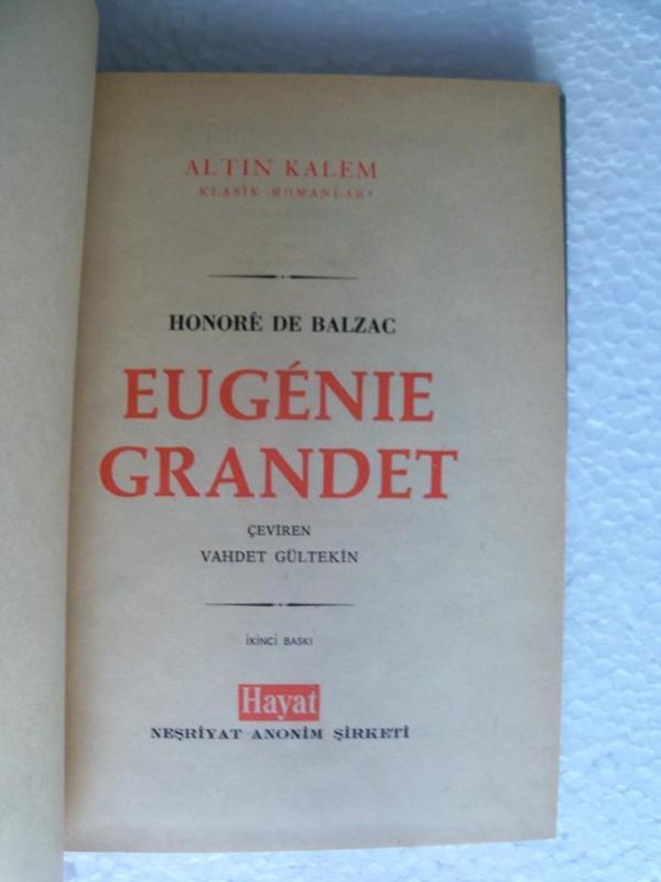 EUGENIE GRANDET Balzac HAYAT YAY. 2