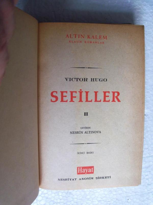 SEFİLLER 1-2 Victor Hugo HALK EL SANATLARI YAY. 3