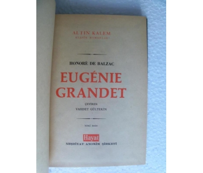 EUGENIE GRANDET Balzac HAYAT YAY. 2 2x