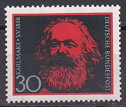 1968 Almanya Karl Marx Damgasız** 1