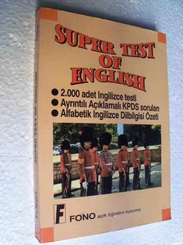 SUPER TEST OF ENGLISH 1