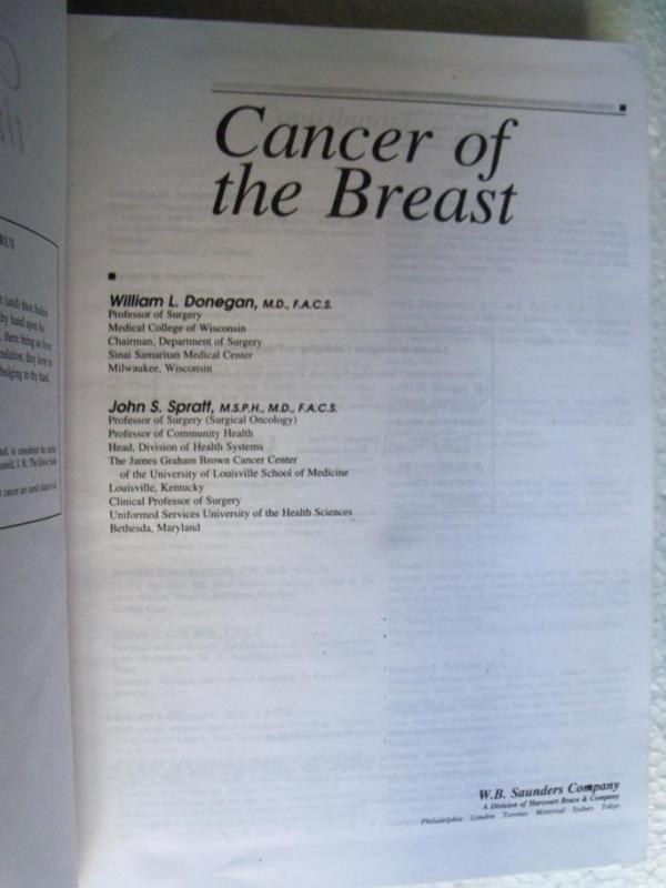 CANCER OF THE BREAST Donegan Spratt 2