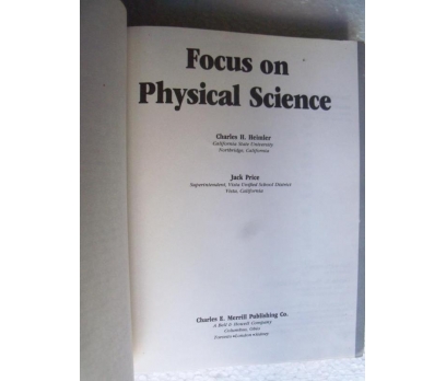 FOCUS ON PHYSICAL SCIENCE Charles H. Heimler-Jack 2 2x