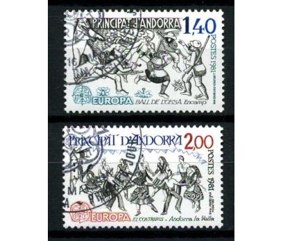 FRAN.AND.DAMGALI 1981 EUROPA CEPT TAM S.(160102) 1 2x