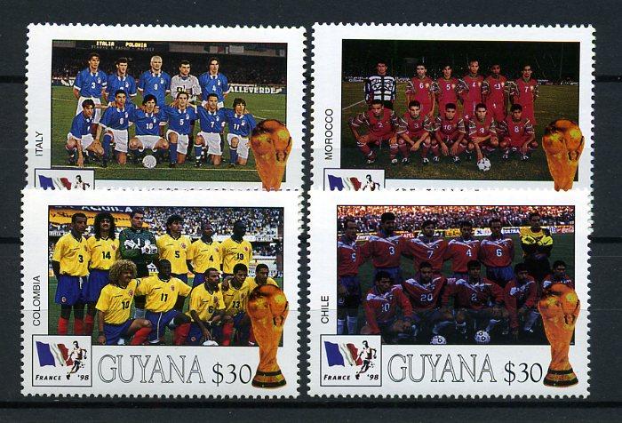 GUYANA ** 1998 FUTBOL 4 ÜLKE SÜPER (170103) 1