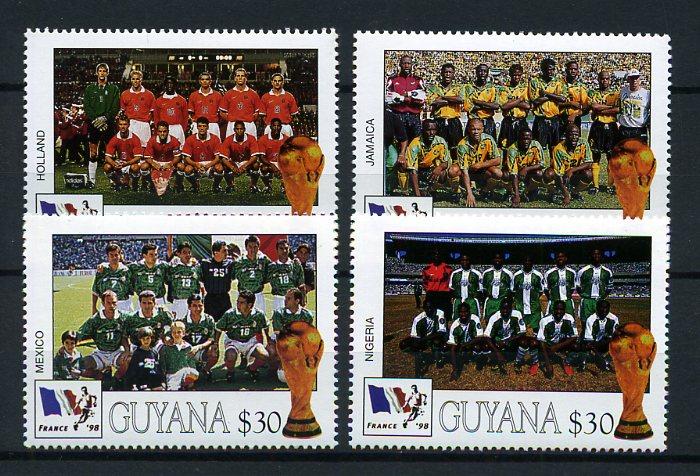 GUYANA ** 1998 FUTBOL 4 ÜLKE SÜPER (170103) 1