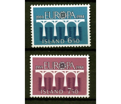 İZLANDA ** 1984 EUROPA CEPT TAM SERİ (170107)