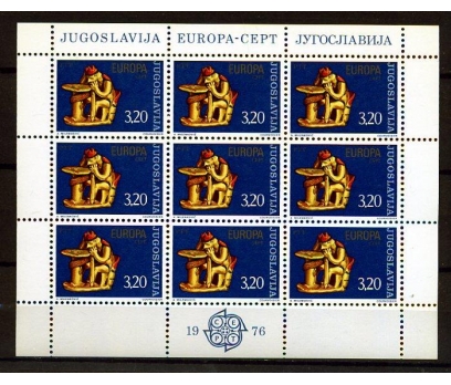 YUGOSLAVYA ** 1976 EUROPA CEPT KLEİNBOGEN (170110) 2 2x