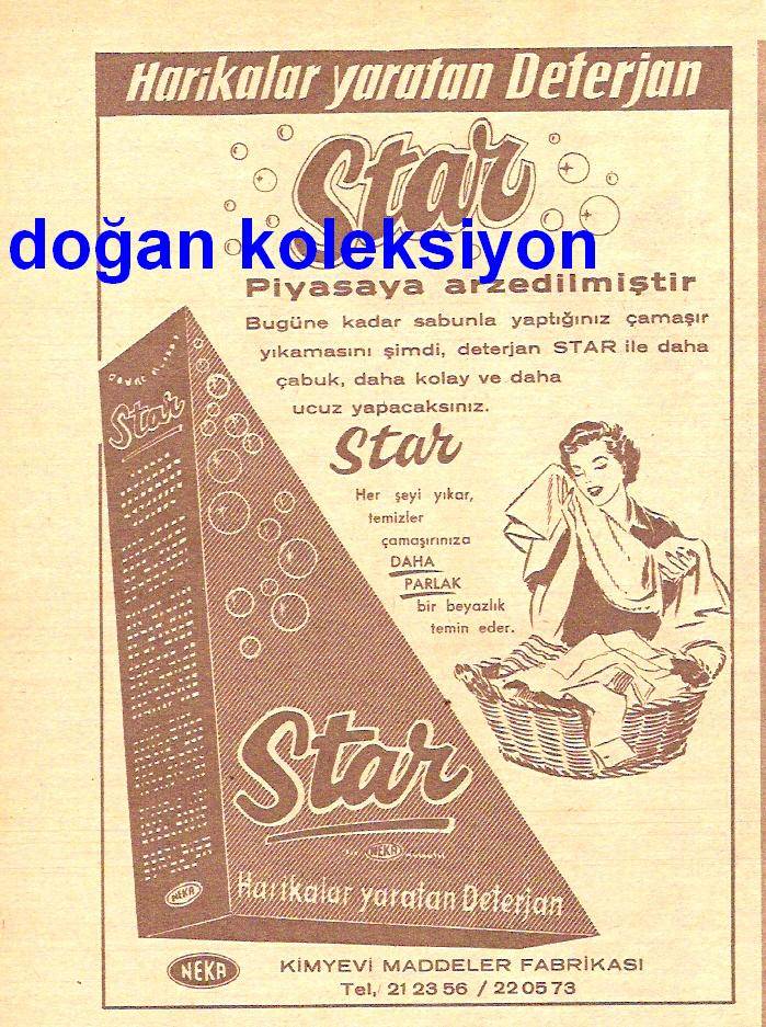D&K--ESKİ STAR DETERJAN REKLAMI. 1