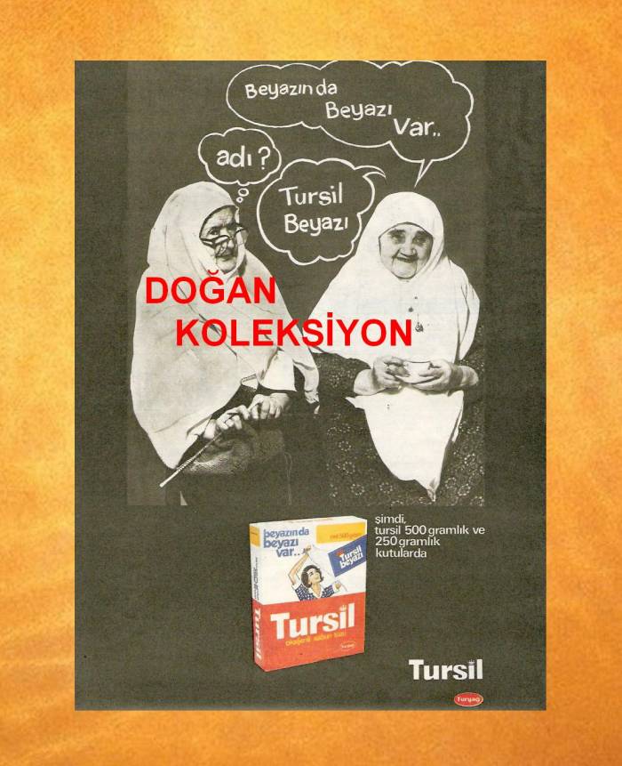 D&K-ESKİ TURSİL TOZ DETERJAN REKLAMI. 1