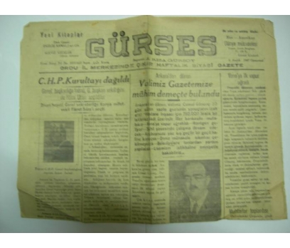 D&K-GÜRSES GAZETESİ 6 ARALIK 1947 CUMARTESİ